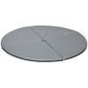 Soozier Pole Dance Mat, 2"T x 5'W Folding Pole Dance Mat for Home, Lightweight and Foldable, Grey