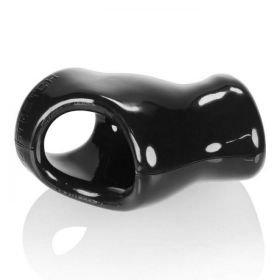 Oxballs Unit X Stretch Cock Ring, Ball Stretcher Black (SKU: OXAJ1071BLK)